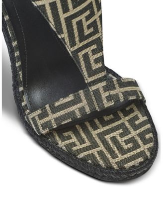  Women's Anthem Wedge Espadrilles in Monogram Jacquard
