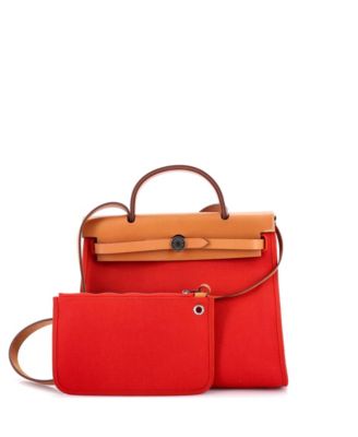 31 Herbag Zip Leather and Toile