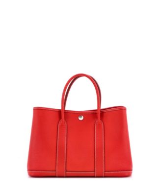 30 Garden Party Tote Leather