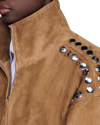 Studded Suede Jacket