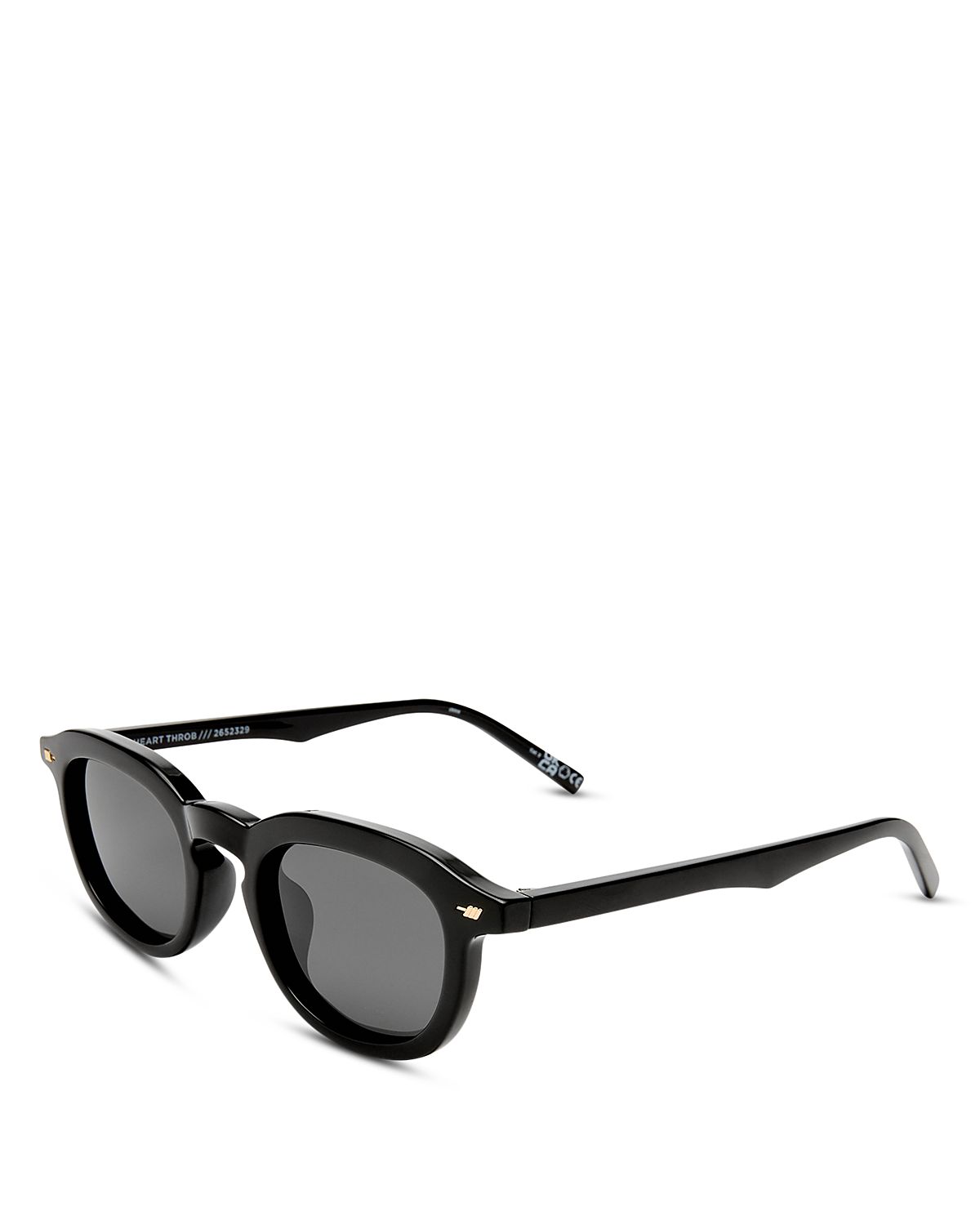 Le Specs Heart Throb Round Sunglasses, 50mm