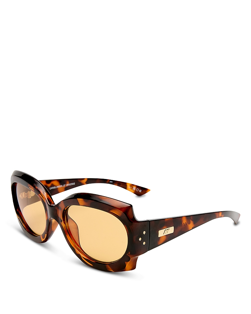 Le Specs Loveliness Square Sunglasses, 58mm · OS