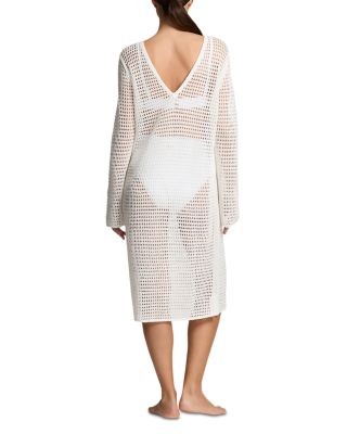 Long Sleeve Beach Cover Up Dress