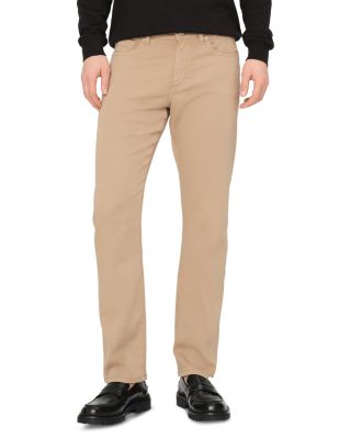 Russell Slim Straight Fit Ultimate Knit Jeans in Sand Stone