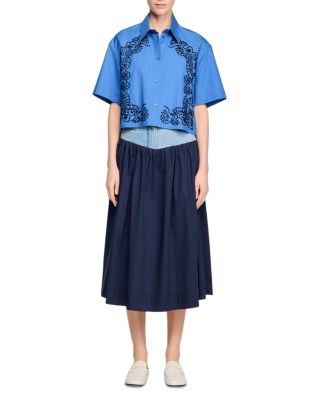 Embroidered Beaded Shirt