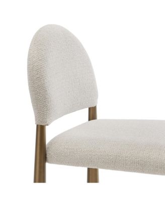 Hayley Upholstered Fabric Counter Stool