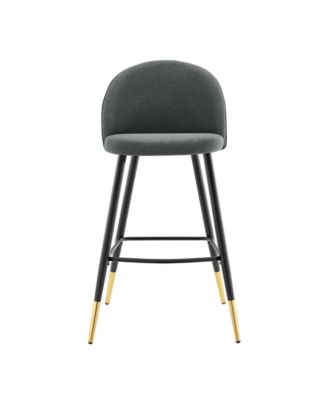  Cordial Fabric Bar Stools, Set of 2