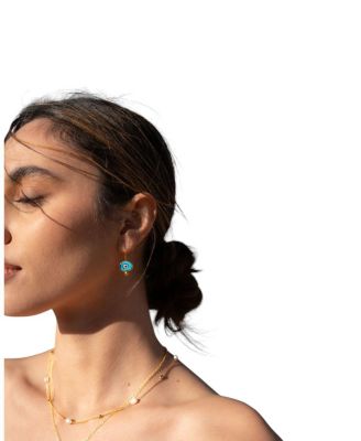  Lapis Star Stud Earrings