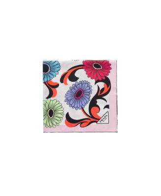  Printed Silk Twill Scarf