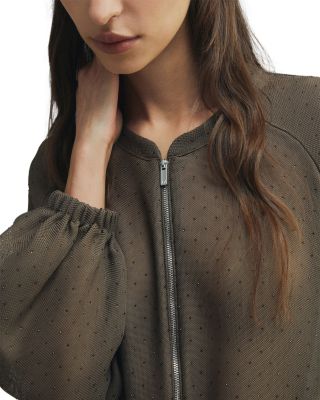 Clarino Technical Mesh Bomber Jacket