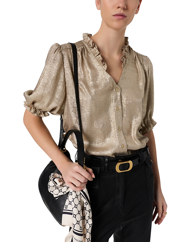 Gerard Darel Ceva Ruffled Shirt