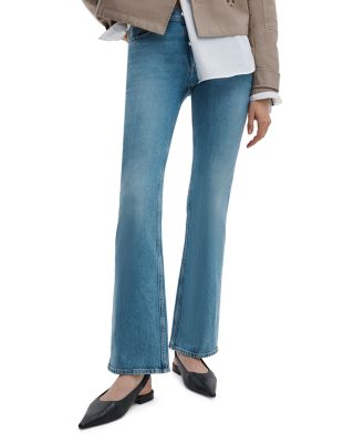 Peyton Mid Rise Bootcut Jeans in Everglade
