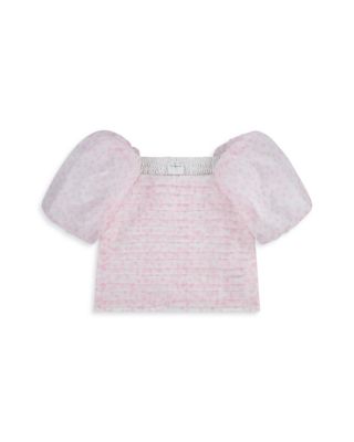 Girls' Emerson Organza Puff Sleeved Top - Little Kid, Big Kid