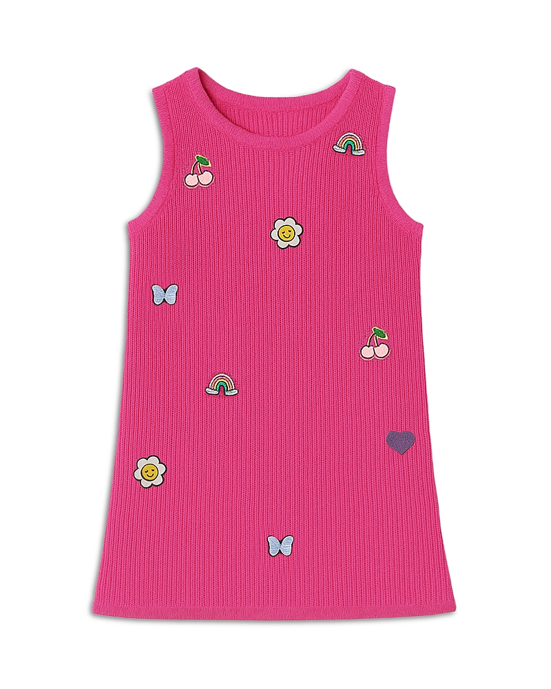 Limeapple Girls' Knit Applique Shift Dress - Big Kid