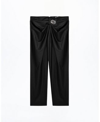  Accessory Detailed Pleated Pants