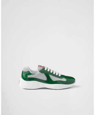  Men's America's Cup Sneakers Patent Leather And Technical Fabric