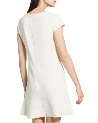 Tiered Seam Cap Sleeve Dress