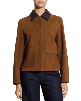 Boxy Suede Jacket