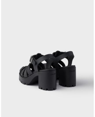  Women's Rubber Platform Sandals