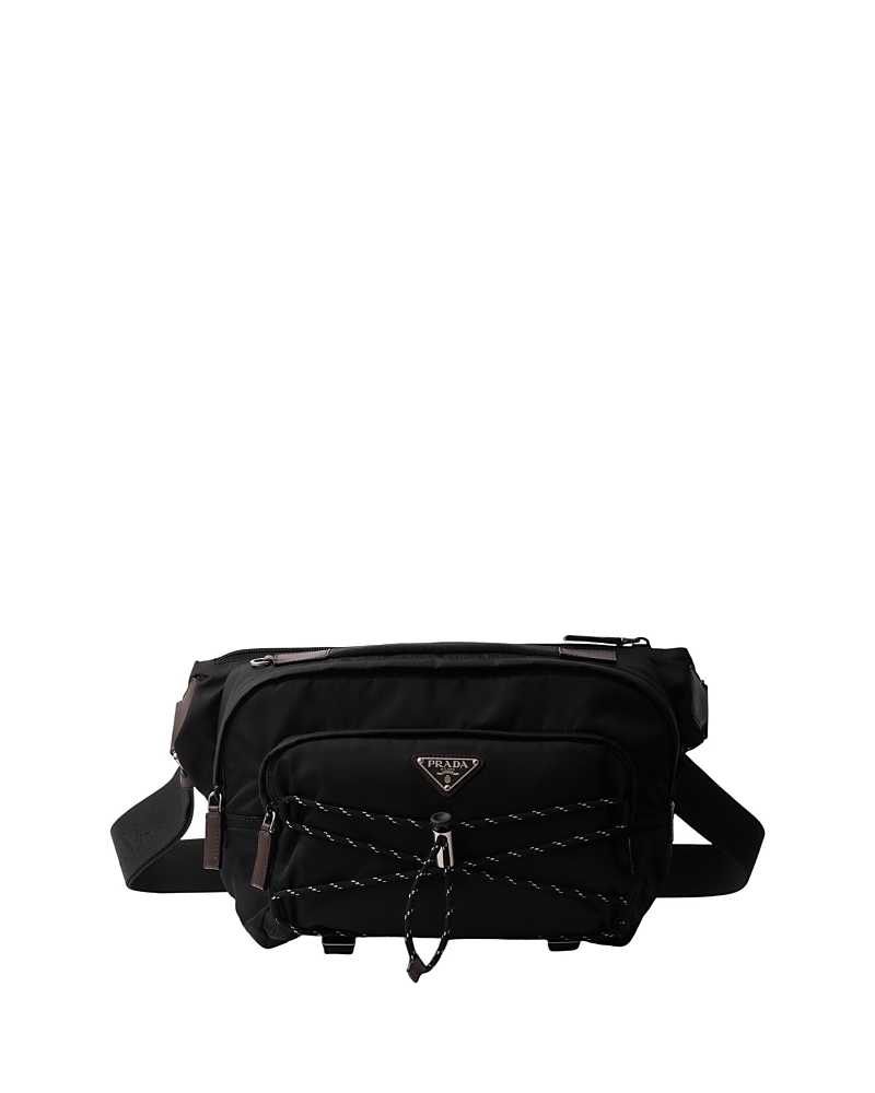 Prada Speedrock Re-Nylon And Leather Shoulder Bag