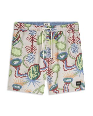 Printed 6" Drawstring Swim Shorts
