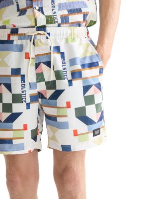 Printed Drawstring 6.2" Swim Shorts