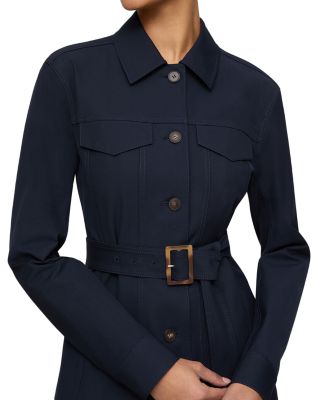 Belted Shirt Jacket