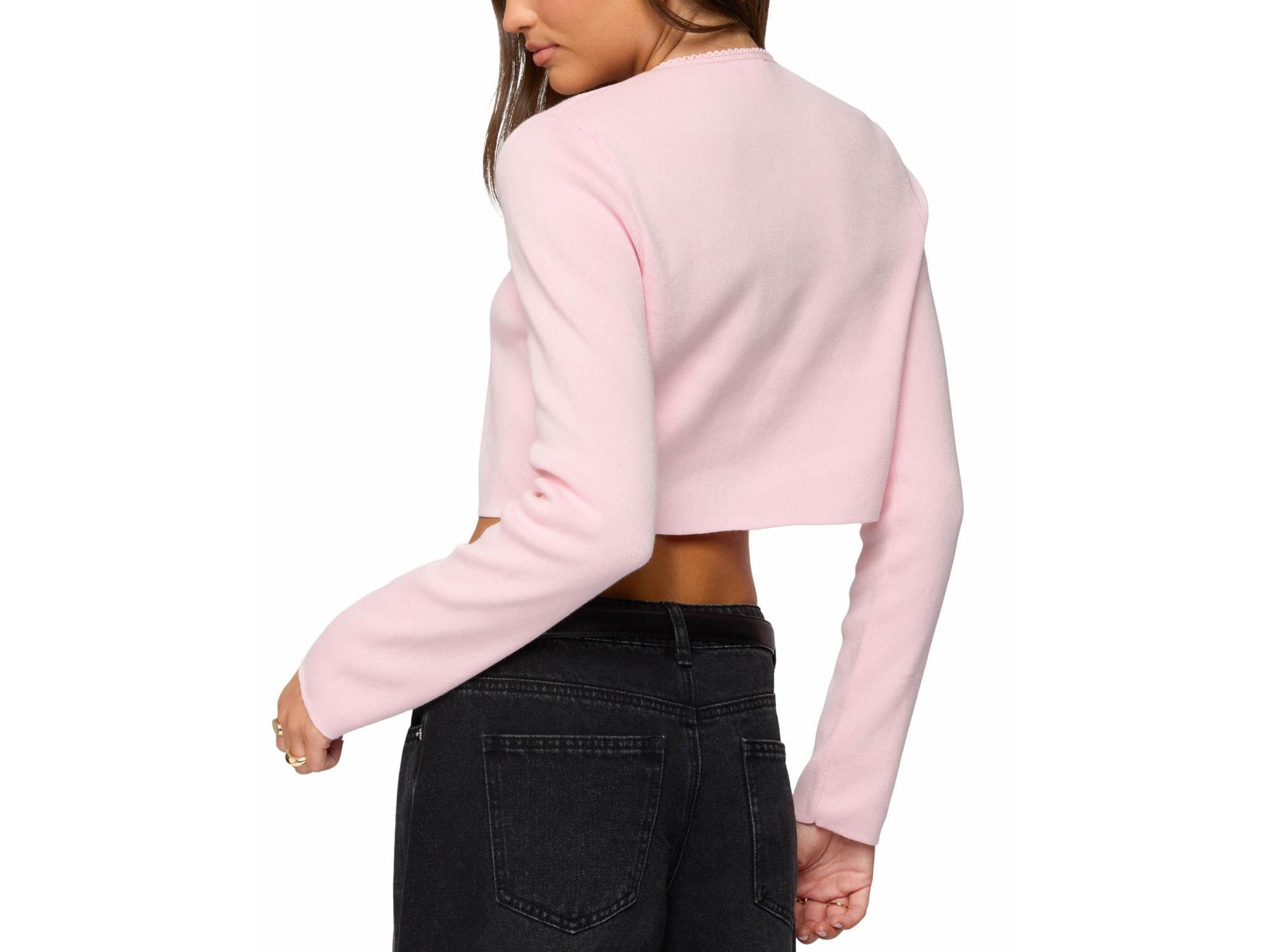 Jayne Split Front Knit Cardigan — Image 3