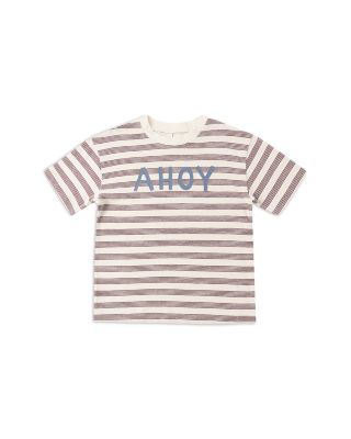 Boys' Ahoy Striped Relaxed Tee - Little Kid