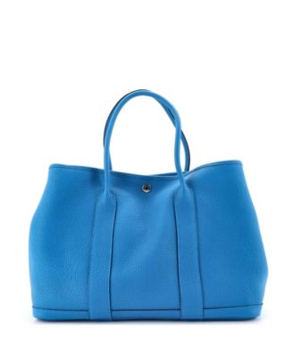 36 Garden Party Tote Leather