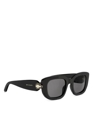 Serpenti Forever Rectangular Sunglasses, 50mm