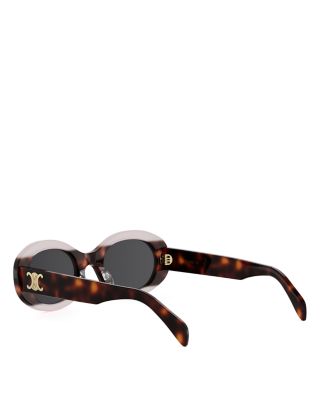 Triomphe Oval Sunglasses, 52mm