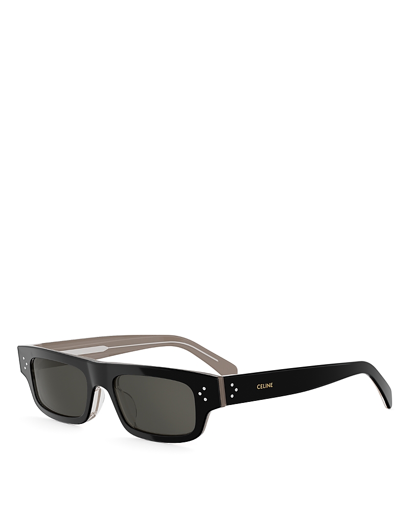 Celine 3 Dots Hd Rectangular Sunglasses, 52mm · OS