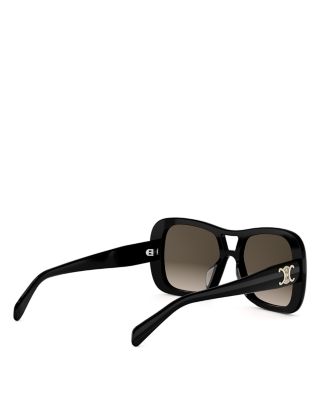 Triomphe Pilot Sunglasses, 55mm