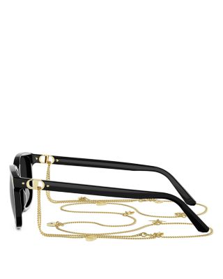 Petit CD Rectangular Sunglasses, 53mm