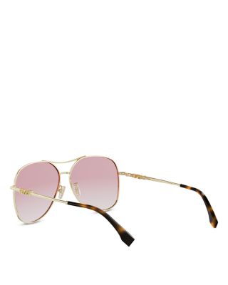 Fendigraphy Pilot Sunglasses, 61mm