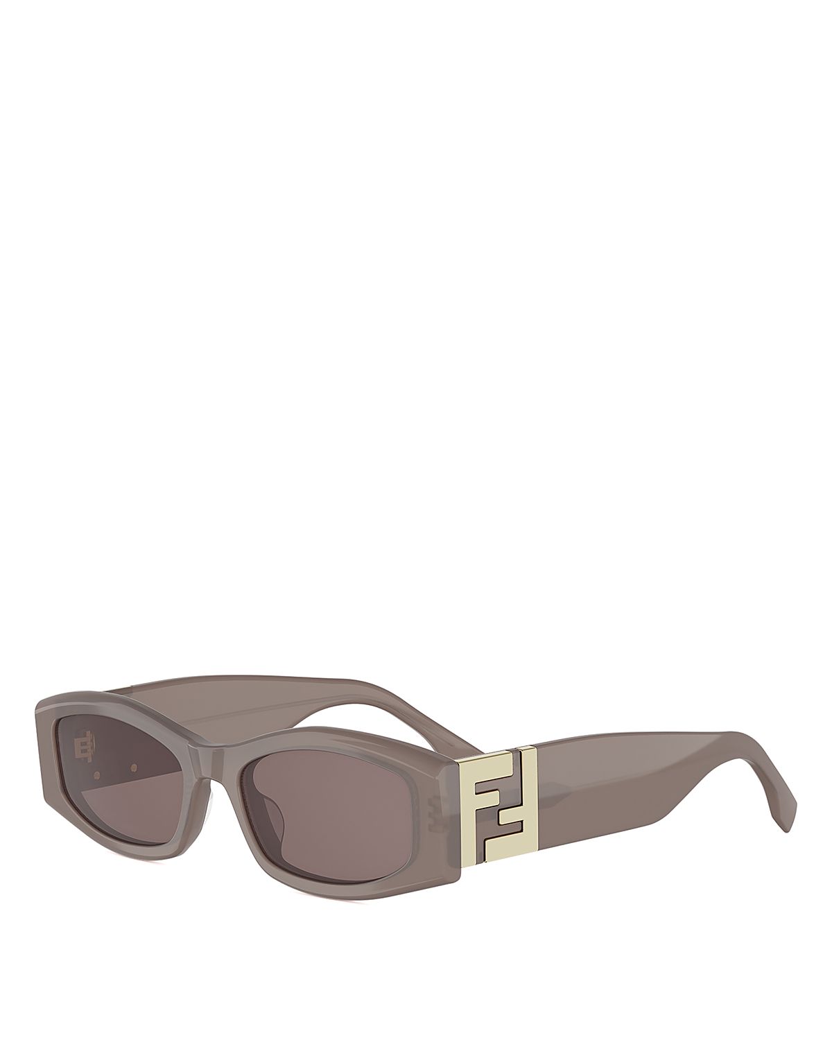 Fendi Forever Fendi Rectangular Sunglasses, 54mm