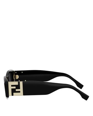 Forever Fendi Rectangular Sunglasses, 54mm
