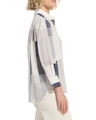 Jessica Three Quarter Sleeve Cropped Shirt