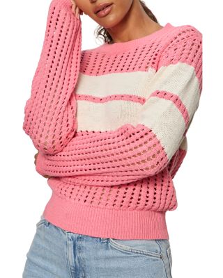 Sporty Openwork Sweater