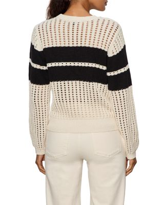 Sporty Openwork Sweater