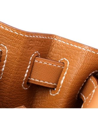 Kelly 28 Handbag Brown Madame with Palladium Hardware