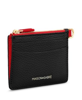 Leather Zipped Card Pouch