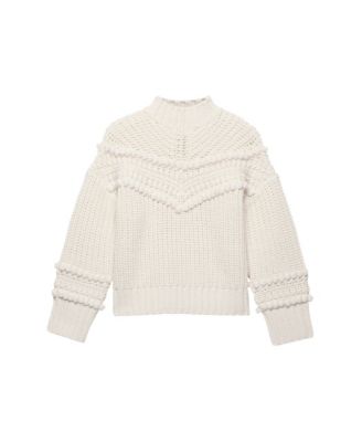  Women's Bobble Detail Knit Sweater
