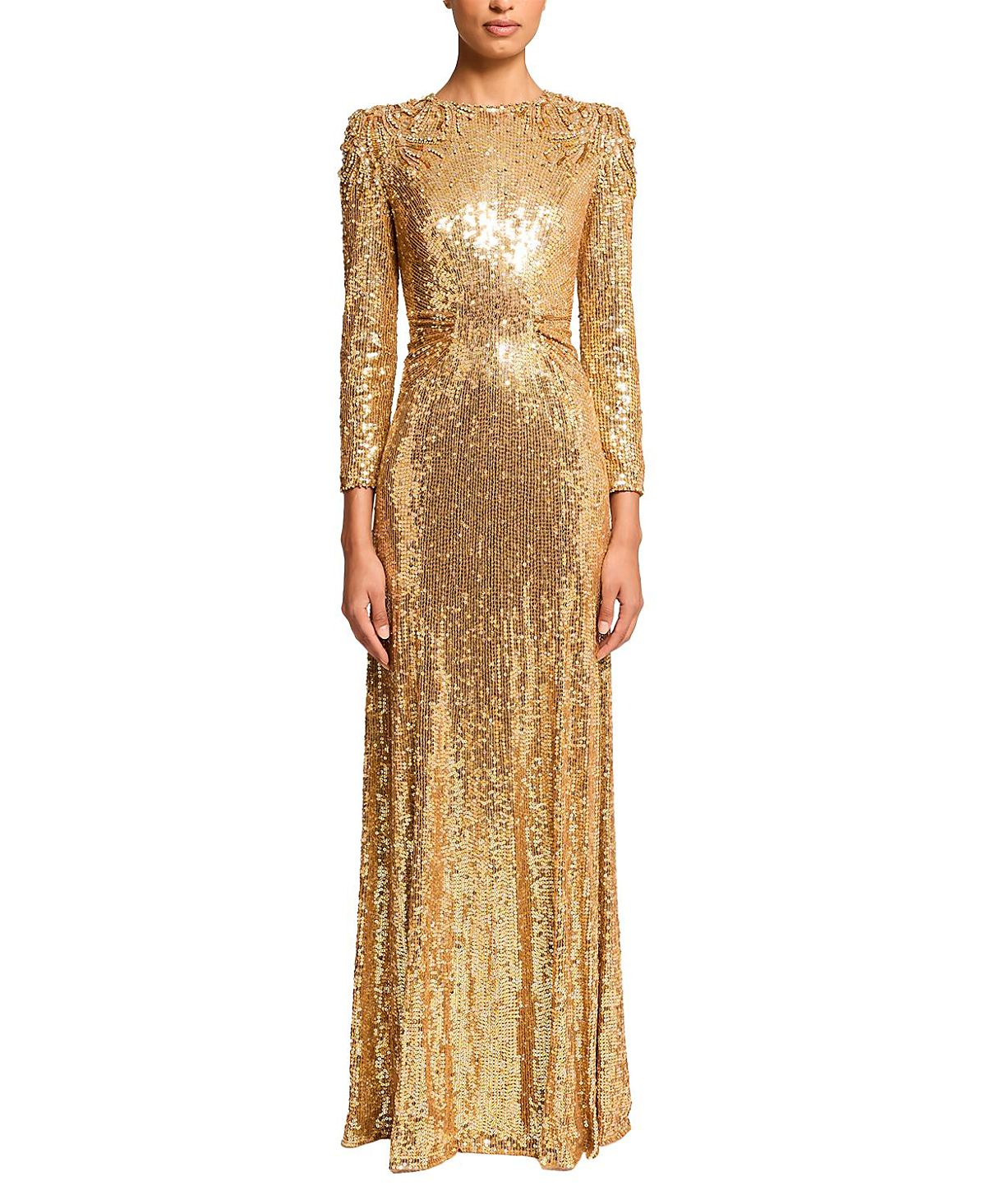 Jenny Packham Dulcet Sequin-Embellished Dress