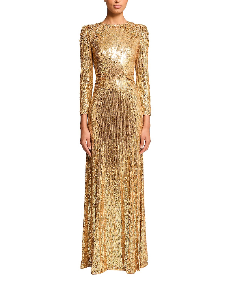 Jenny Packham Dulcet Sequin-Embellished Dress