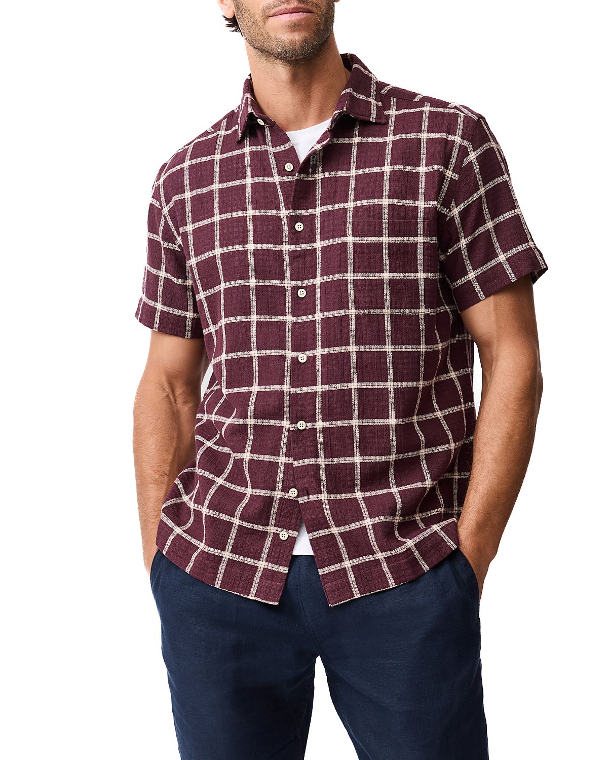 Rodd & Gunn Wetherstones Windowpane Plaid Shirt