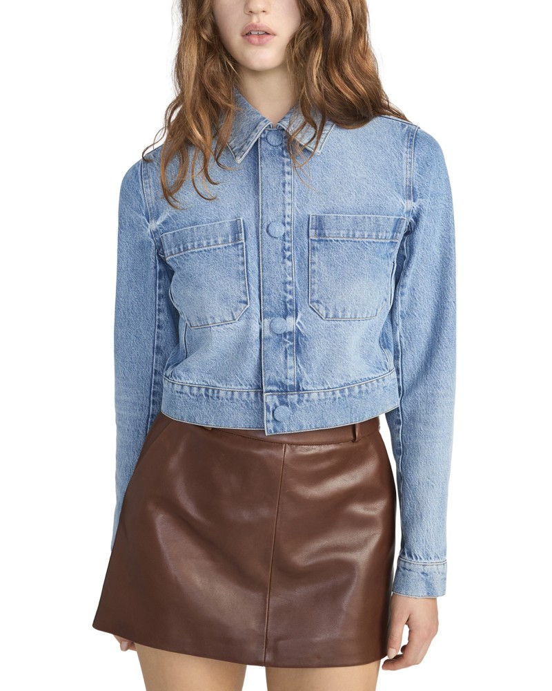 Frame The Small Denim Jacket in Dawn