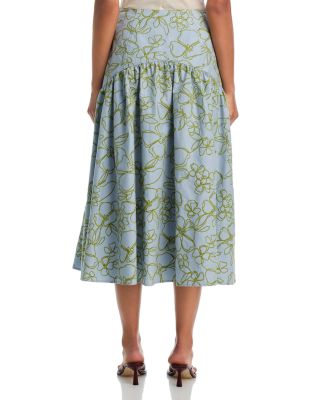 Zoanne Embroidered Floral Skirt