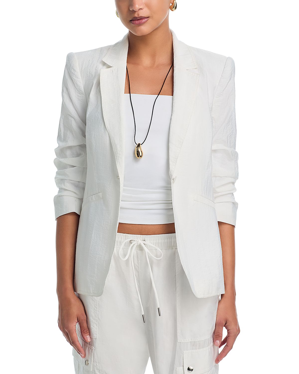 Cinq a Sept Tumbled Woven Khloe Blazer